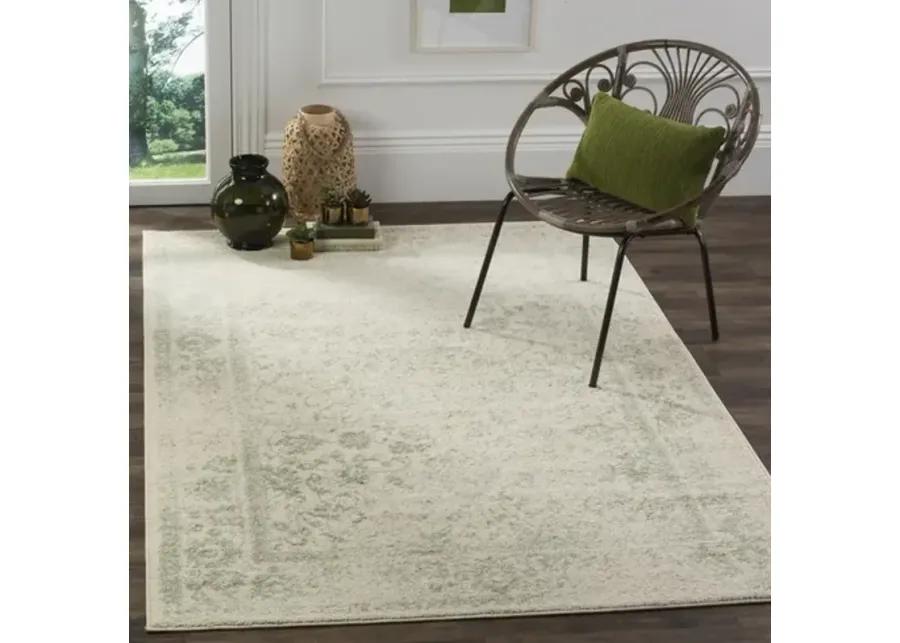 Adirondack Contemporary Ivory / Sage 11' X 15' Powerloomed Rug