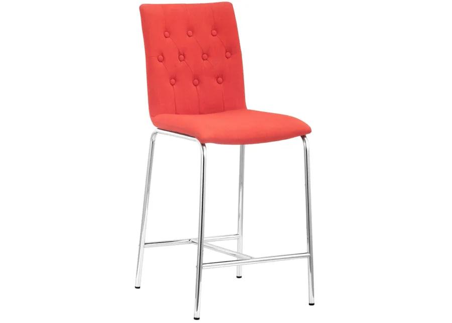 Uppsala Counter Stool (Set of 2) Tangerine