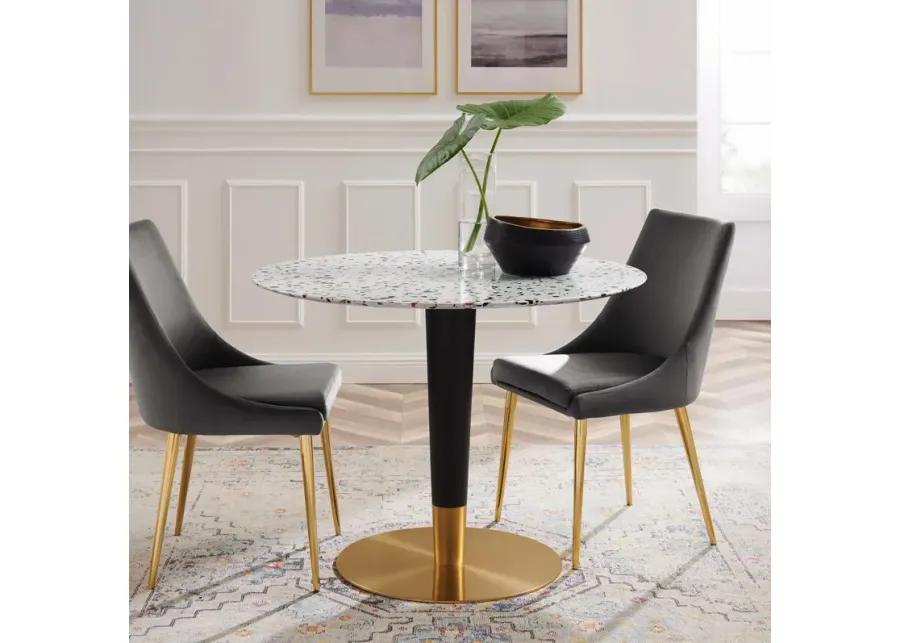 Zinque 40" Round Terrazzo Dining Table