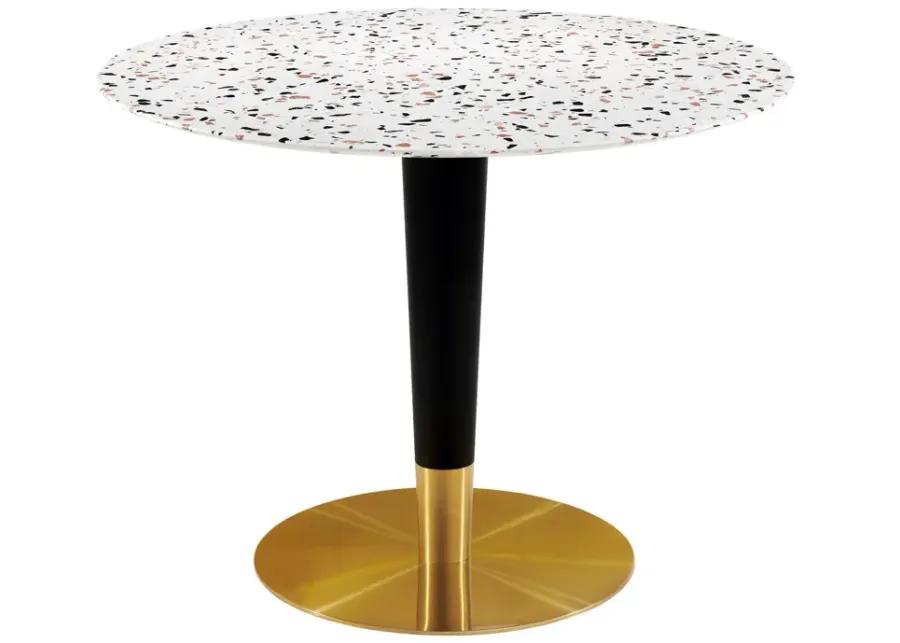 Zinque 40" Round Terrazzo Dining Table