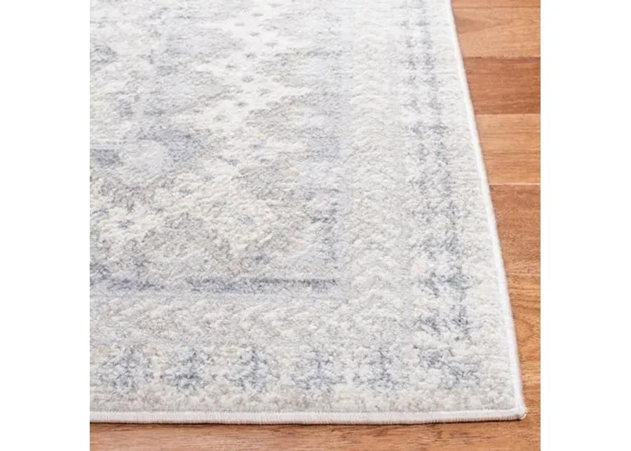 Brentwood 899 Ivory / Grey 3' X 5' Small Rectangle Powerloomed Rug