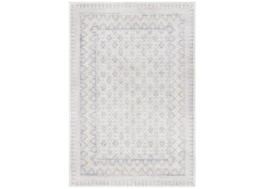 Brentwood 899 Ivory / Grey 3' X 5' Small Rectangle Powerloomed Rug