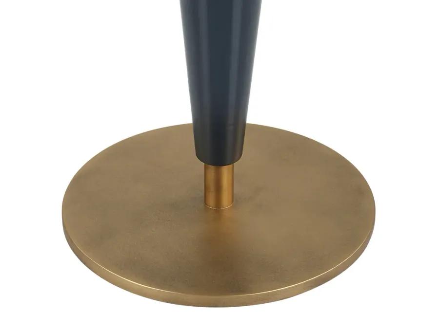 Luster Navy Blue Accent Table