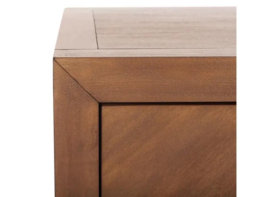 Steve 2 Drawer Wood Nightstand