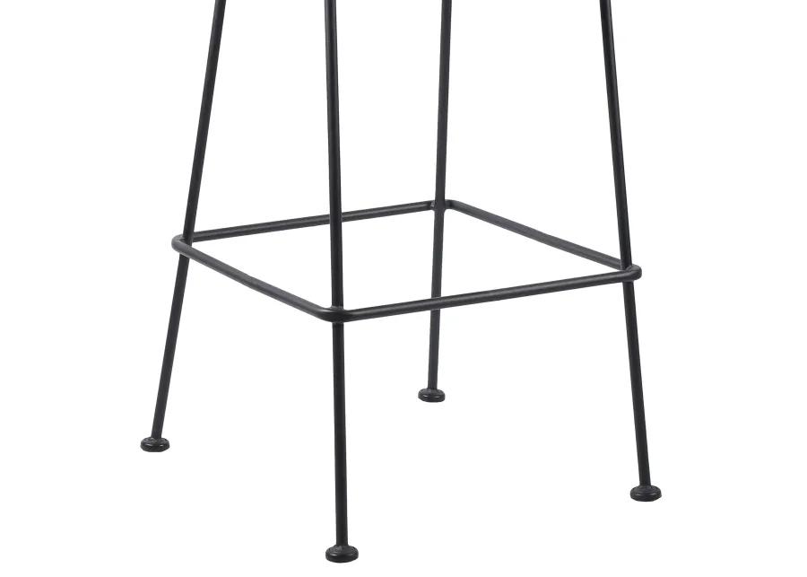 Acapulco 26" Indoor Outdoor Steel Bar Stool with Wasabi Rope