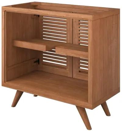 Birdie 36" Teak Wood Bathroom Vanity Cabinet (Sink Basin Not Included)