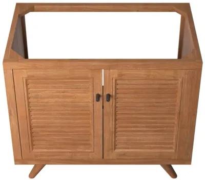 Birdie 36" Teak Wood Bathroom Vanity Cabinet (Sink Basin Not Included)