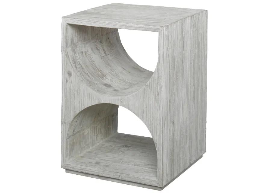 Hans White Side Table