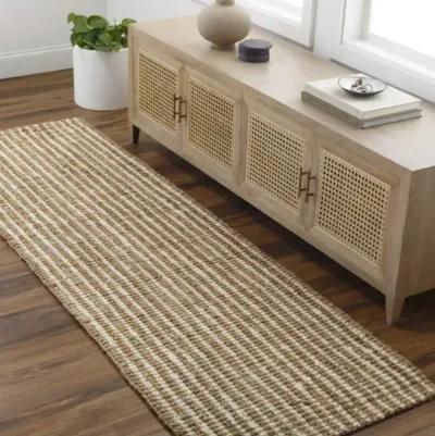 Boucle BUL-2302 2'6" x 8' Hand Made Rug