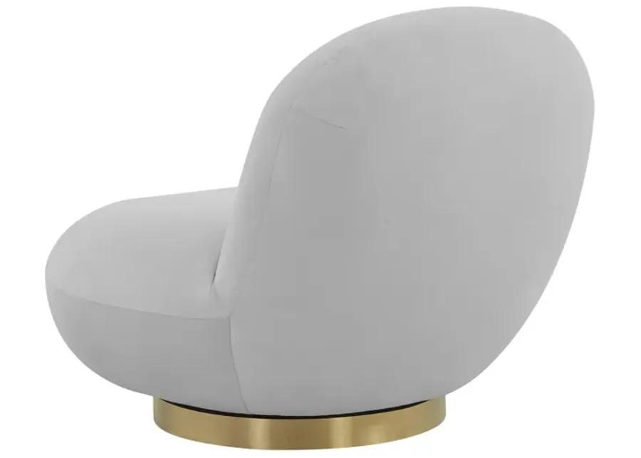 Emily Velvet Swivel Chair