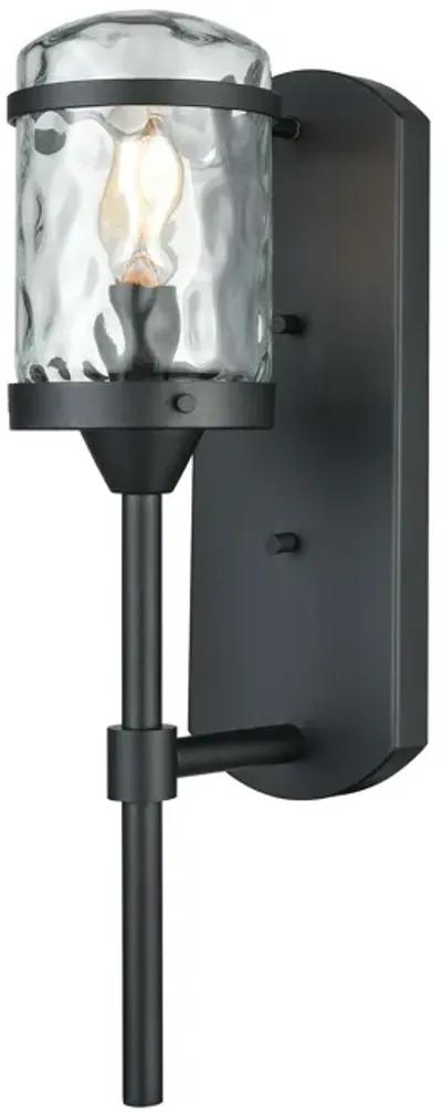 Torch 17" High 1-Light Outdoor Sconce - Charcoal