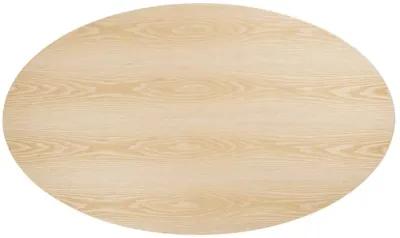 Lippa 60" Oval Natural Wood Grain Dining Table