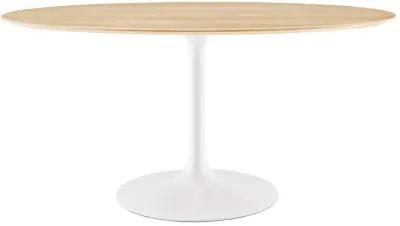 Lippa 60" Oval Natural Wood Grain Dining Table