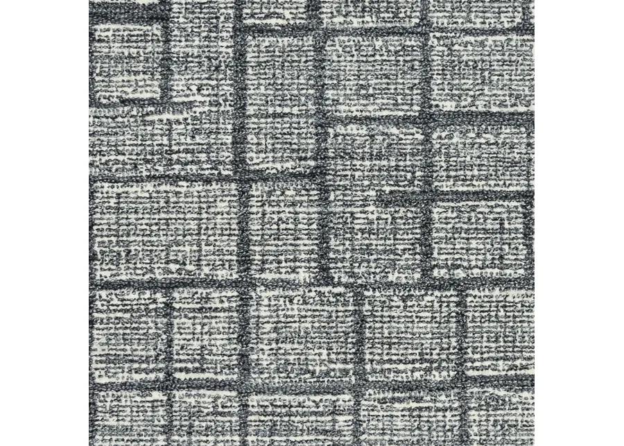 Taylor Charcoal  Wool 5' x 7'6" Rectangle Rug