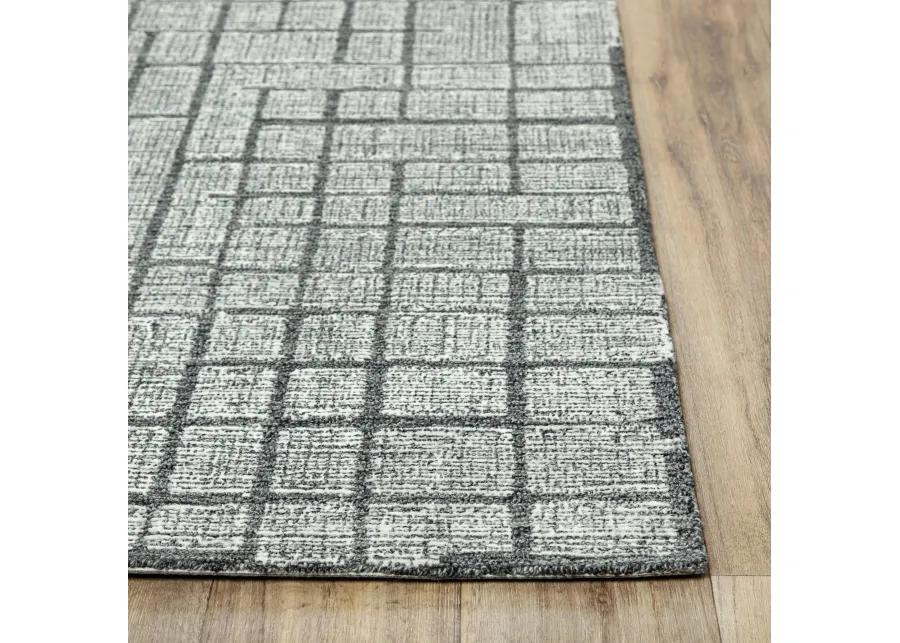 Taylor Charcoal  Wool 5' x 7'6" Rectangle Rug