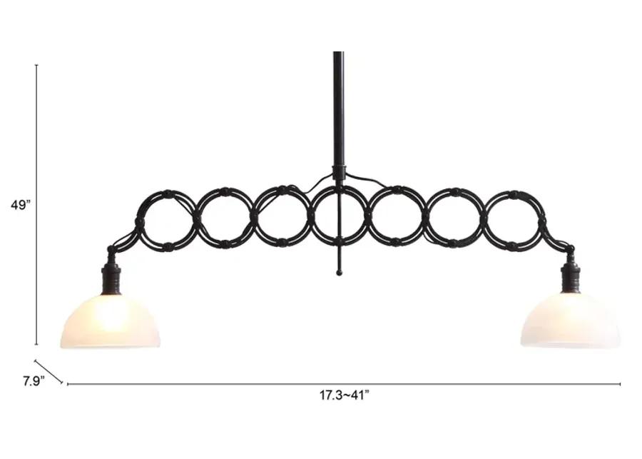 Jade Ceiling Lamp Antique Black