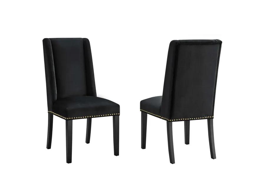 Baron Performance Velvet Dining Chairs - Set of 2