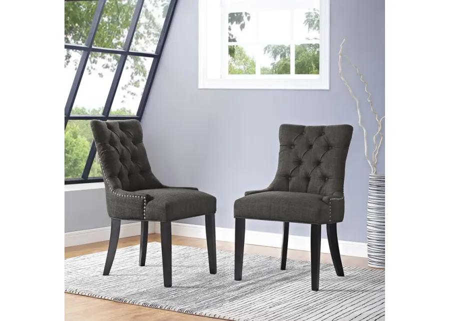 Regent Dining Side Chair Fabric Set of 2