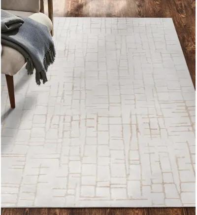 ARIELLA Grey/Beige Rectangle 9'10" x 13'1" ft Rug