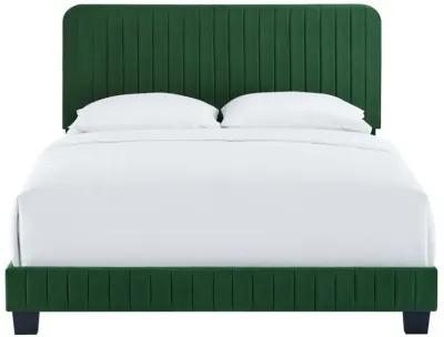 Celine Channel Tufted Performance Velvet Full Bed