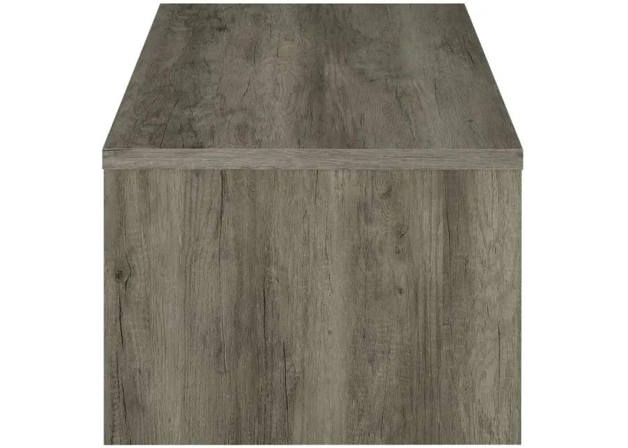 Felix 2-drawer Rectangular Engineered Wood Coffee Table Grey Driftwood