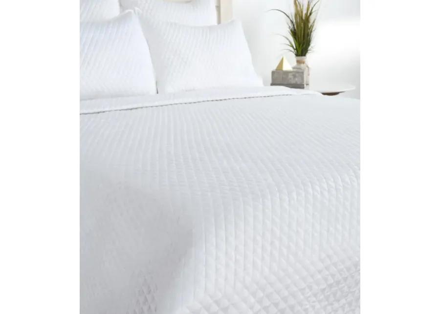 Diamond White King Quilt 108x96