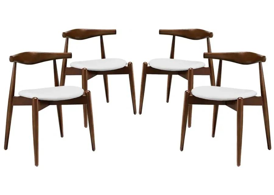 Stalwart Dining Side Chairs Set of 4