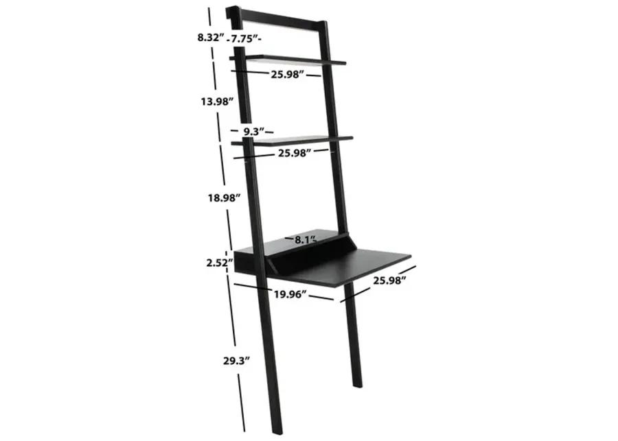 Pamella 2-Shelf Leaning Desk