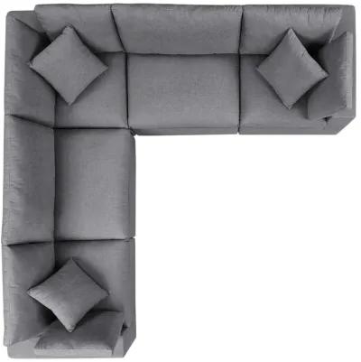 Commix 5-Piece Sunbrella� Outdoor Patio Sectional Sofa