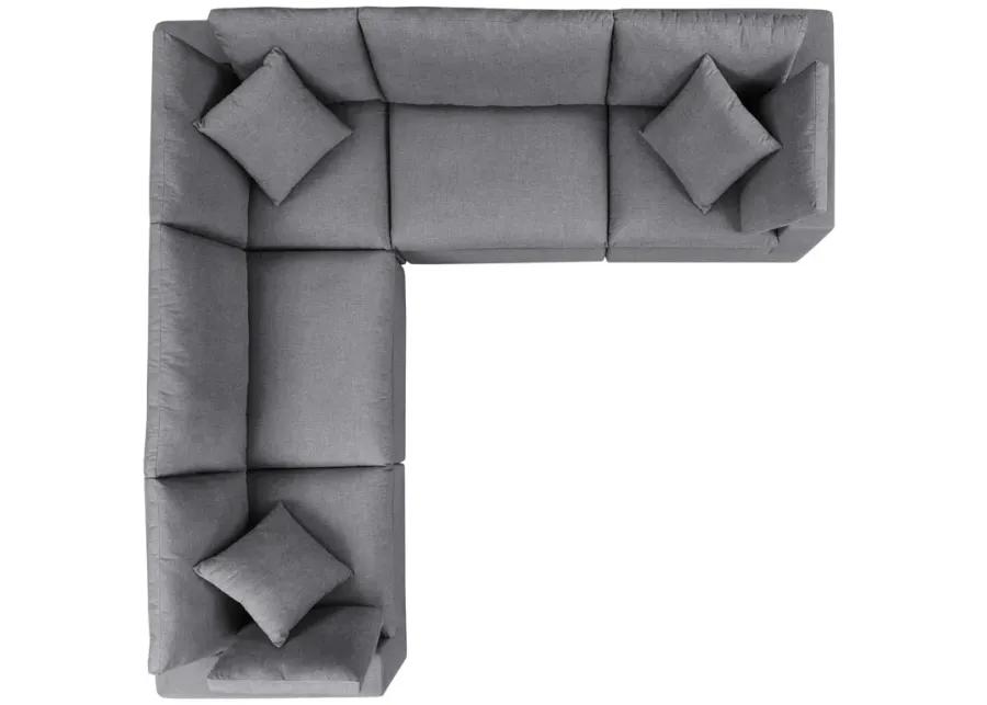 Commix 5-Piece Sunbrella� Outdoor Patio Sectional Sofa