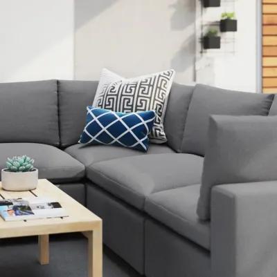 Commix 5-Piece Sunbrella� Outdoor Patio Sectional Sofa