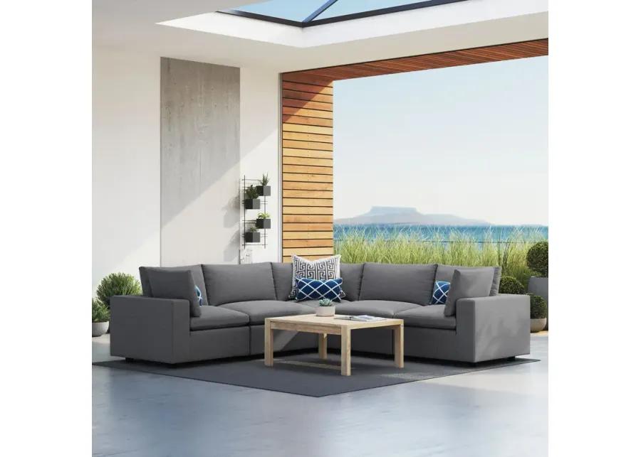 Commix 5-Piece Sunbrella� Outdoor Patio Sectional Sofa