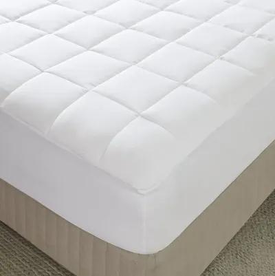 Sleep Philosophy Highline White 3M Microfiber Mattress Pad