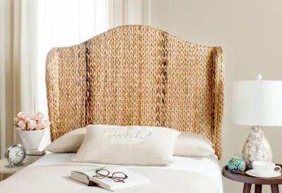 Nadine Natural Winged Headboard