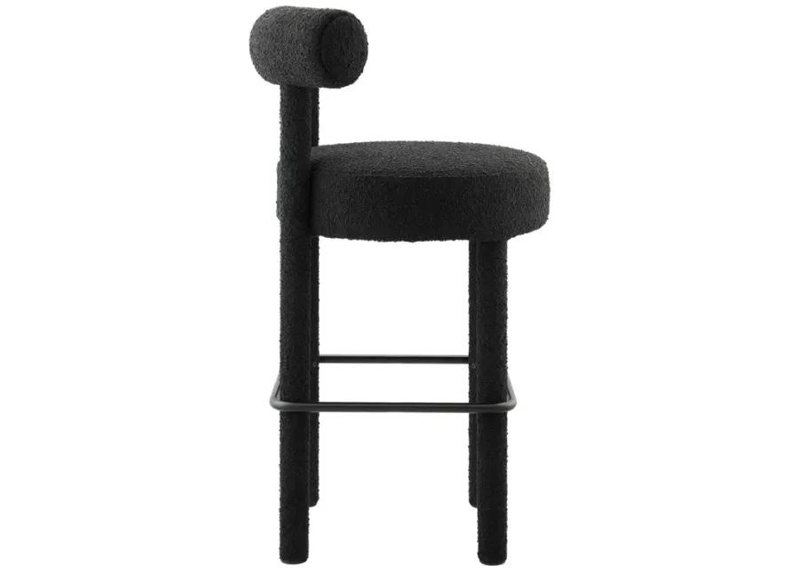 Toulouse Boucle Fabric Barstool