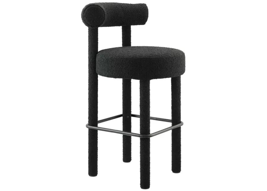 Toulouse Boucle Fabric Barstool