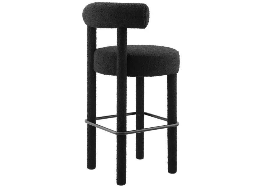 Toulouse Boucle Fabric Barstool