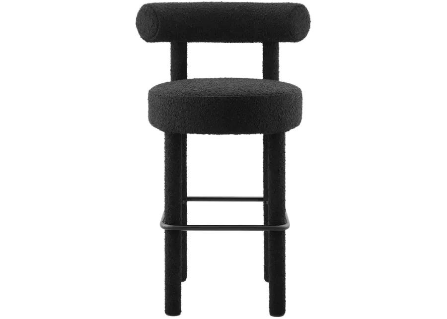 Toulouse Boucle Fabric Barstool