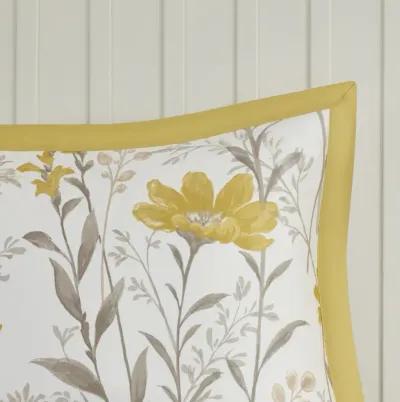 Harbor House Meadow Yellow 5 Piece Cotton Comforter Set