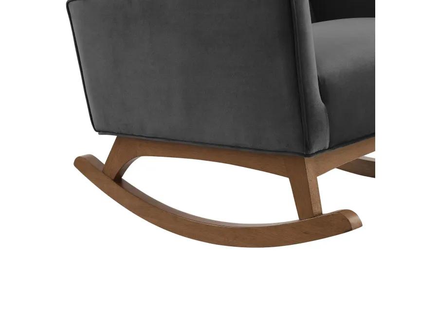 Sway Performance Velvet Rocking Chair