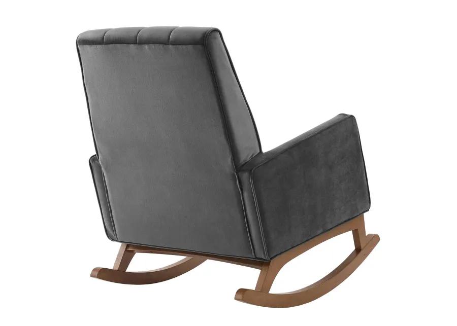 Sway Performance Velvet Rocking Chair