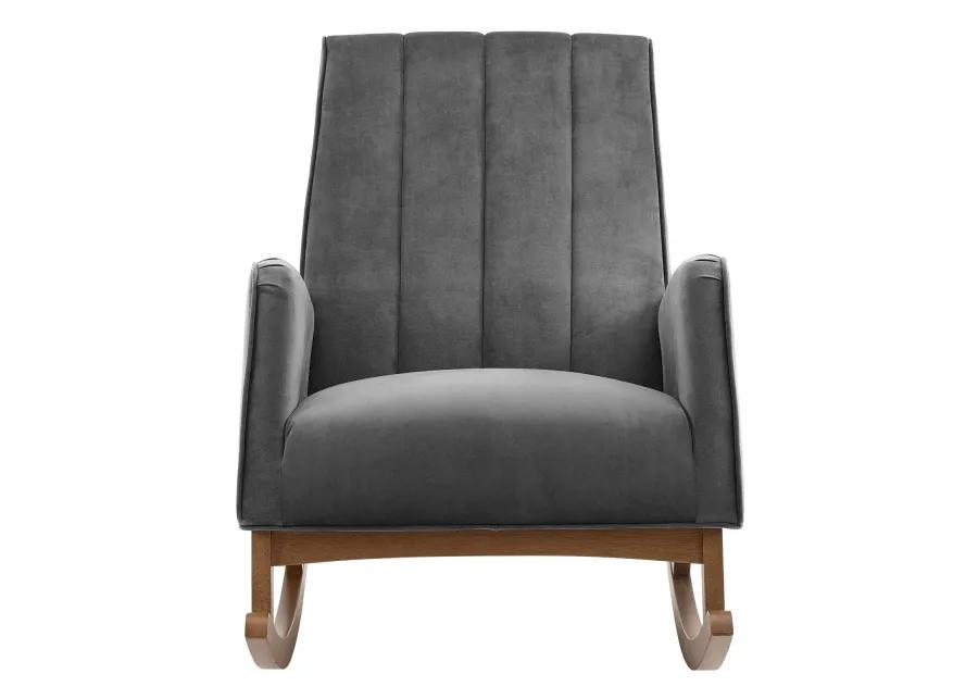 Sway Performance Velvet Rocking Chair