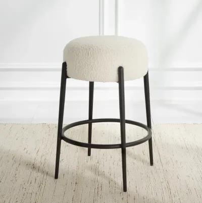 Arles Plush Counter Stool