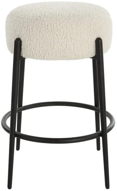 Arles Plush Counter Stool