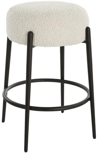 Arles Plush Counter Stool