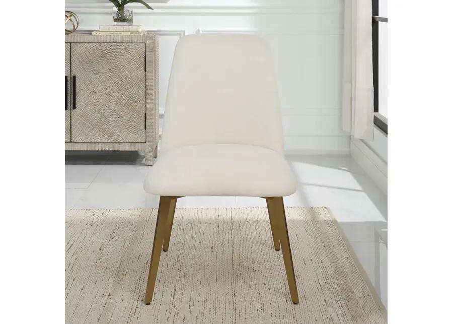 Vantage Off White Fabric Dining Chair