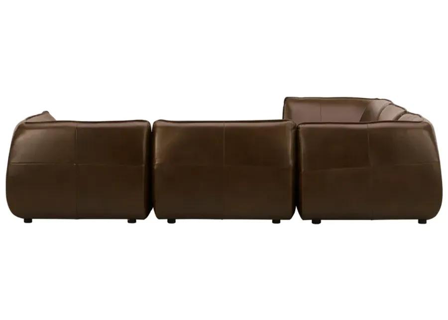 ZEPPELIN CLASSIC L MODULAR LEATHER SECTIONAL