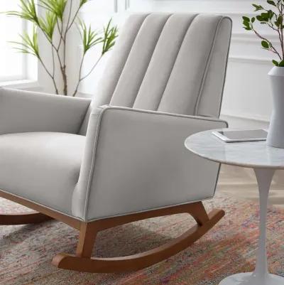 Sway Performance Velvet Rocking Chair