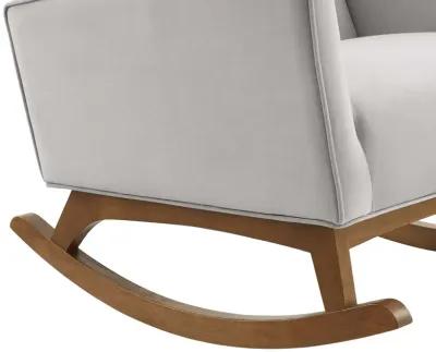 Sway Performance Velvet Rocking Chair