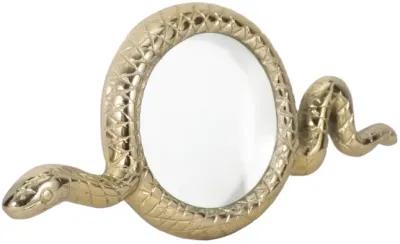 9" Snake Magnifying Glass, Gold